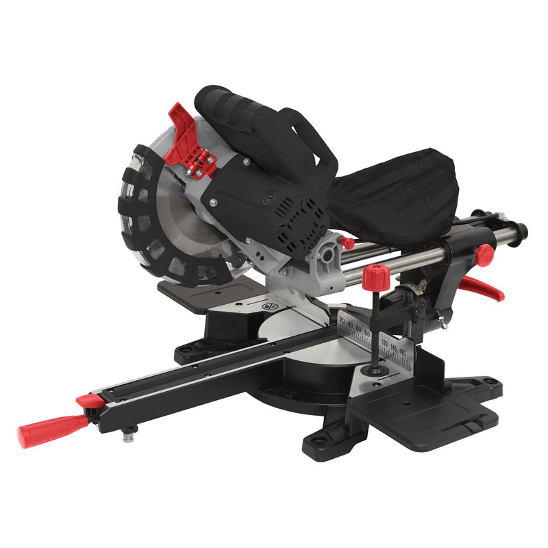Sealey Sliding Compound Mitre Saw216mm SMS216 Sealey - Dynamic Drive
