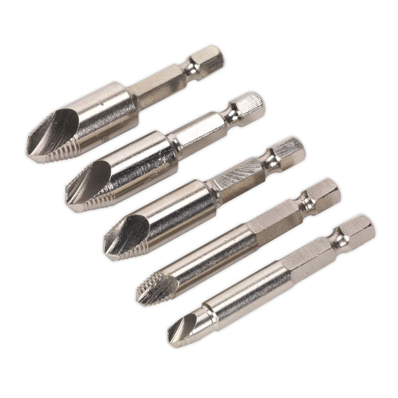 Sealey HSS Screw Extractor Set 5pc AK7228 Sealey - Dynamic Drive
