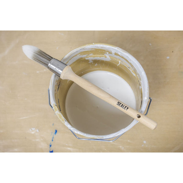 Sealey Round Sash Brush 21mm SPBS21R Sealey - Dynamic Drive