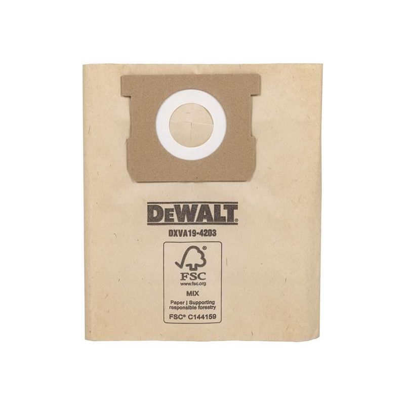 Dewalt Vacuum DXVA19-4203 Dust Bag (3 Pack) DEWALT Vacuum - Dynamic Drive