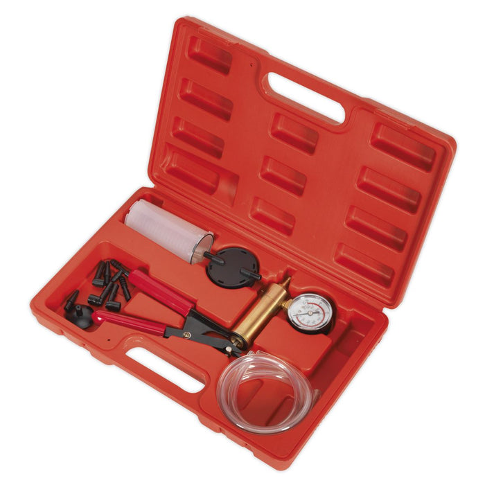 Sealey Vacuum Tester and Brake Bleeding Kit Diagnostic Engine Clutch Sealey  - Dynamic Drive