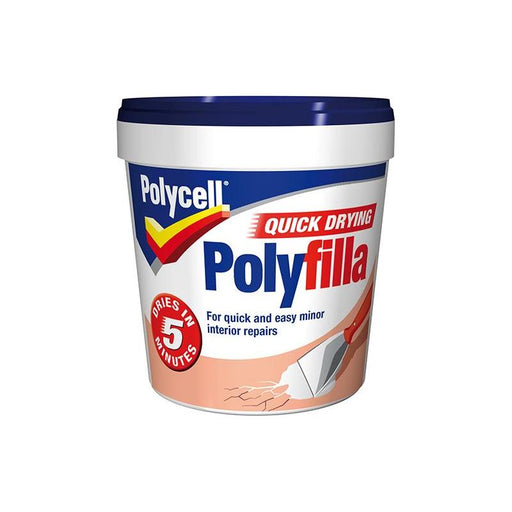Polycell Multipurpose Quick Drying Polyfilla Tub 1kg Polycell - Dynamic Drive