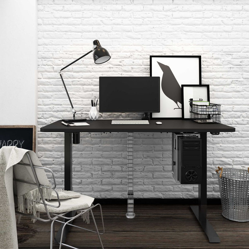 Dellonda Single Motor Adjustable Desk Frame - 70kg Capacity Dellonda  - Dynamic Drive
