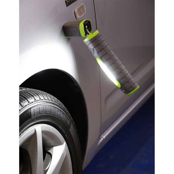 Sealey R/Charge 360 Insp Lamp 24 SMD LED + 3W LED Green 2 x Li-ion LED3606G Sealey  - Dynamic Drive