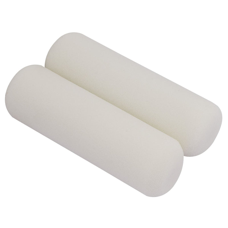 Draper Foam Paint Roller Sleeves, 100mm (Pack of 2) 82552 Draper - Dynamic Drive