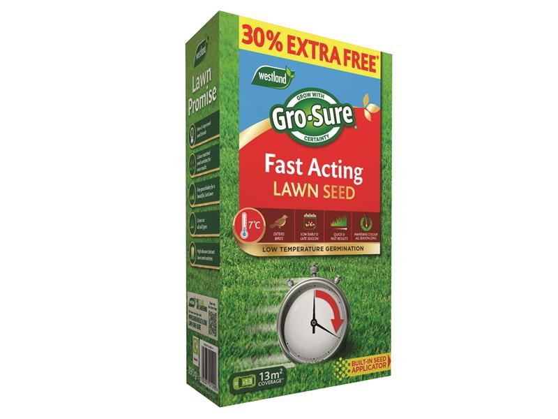 Gro-Sure Fast Acting Lawn Seed 10m² + 30% Free Gro-Sure - Dynamic Drive