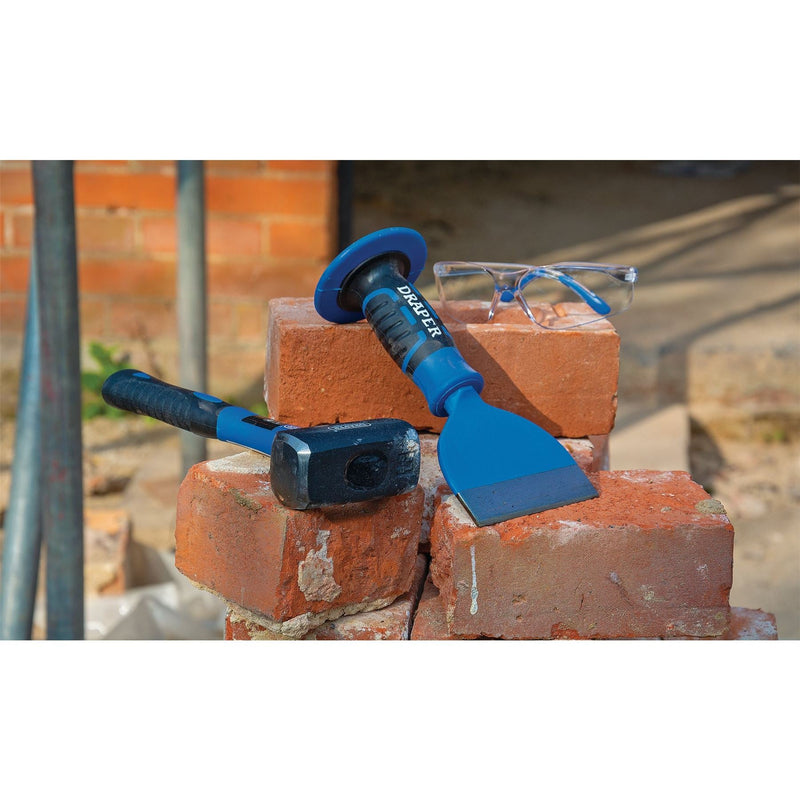 Draper Brick Bolster with Guard, 100mm 99169 Draper - Dynamic Drive
