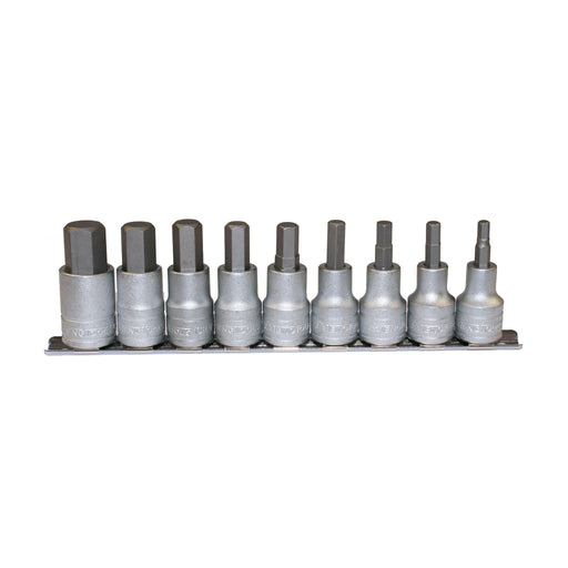 Teng Tools 1/2" Hex Bit Socket Clip Rail Set 9 Pieces Teng Tools - Dynamic Drive