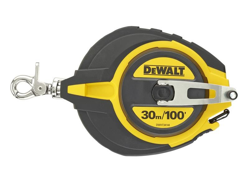 Dewalt Steel Long Tape Measure 30m/100ft (Width 12mm) Dewalt - Dynamic Drive