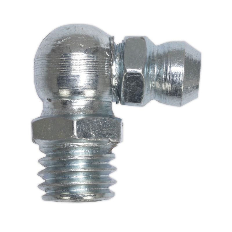 Sealey Grease Nipple 90 8 x 1.25mm Pack of 25 GNM17 Sealey - Dynamic Drive