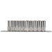Draper Imperial Deep Socket Set on a Metal Rail, 3/8" Sq. Dr. (11 Piece) 16495 Draper - Dynamic Drive