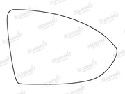 Summit Heated Base Plate With Standard Mirror Glass fits VW Golf Mk 7 12 on RHS Summit - Dynamic Drive