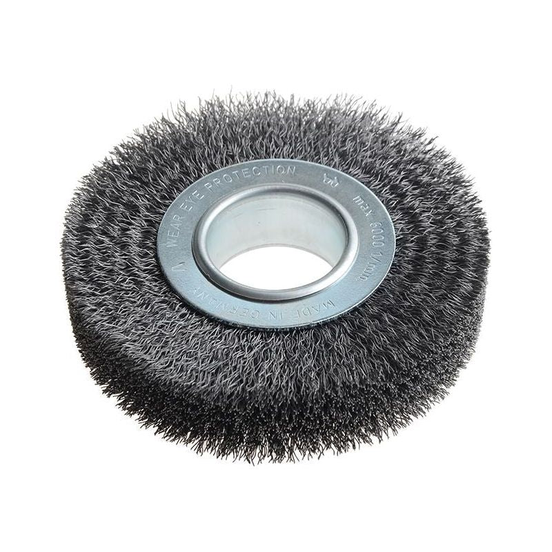 Lessmann Wheel Brush D125mm x W29-31 x 40 Bore Steel Wire 0.30 + Adaptors Set 2 Lessmann - Dynamic Drive