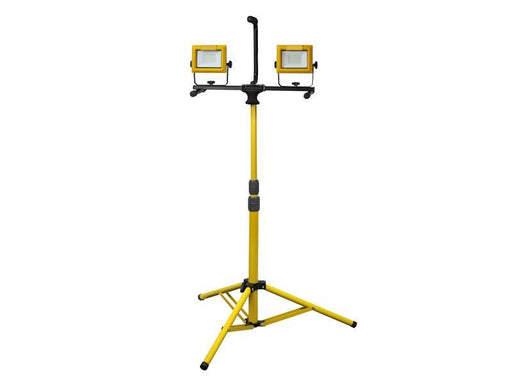 Faithfull Power Plus LED Twin Tripod Site Light 70W 240V Faithfull Power Plus - Dynamic Drive