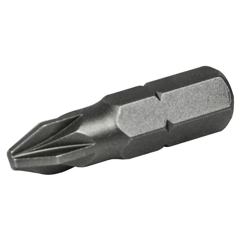 Faithfull Pozi S2 Grade Steel Screwdriver Bits PZ2 x 25mm (Pack 25) Faithfull - Dynamic Drive