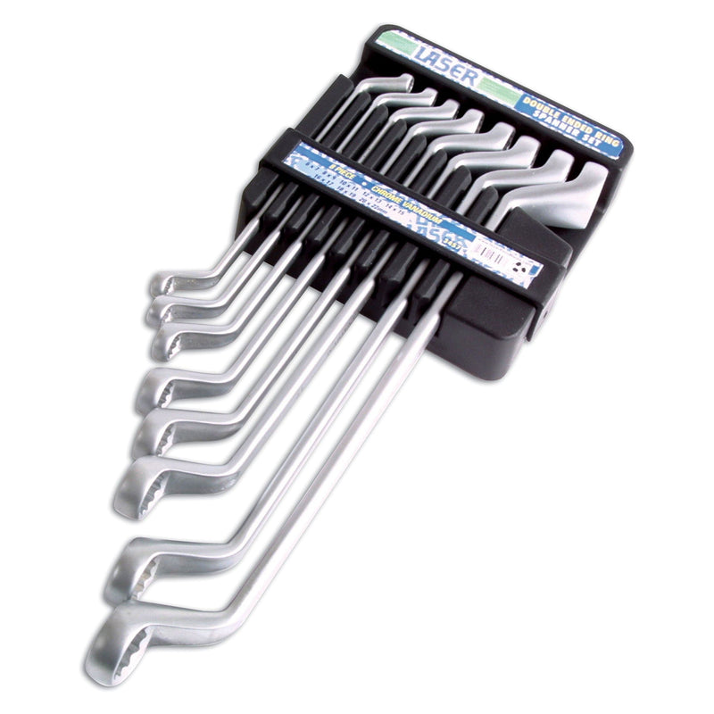 Laser Offset Ring Spanner Set 8pc 3457 Laser - Dynamic Drive