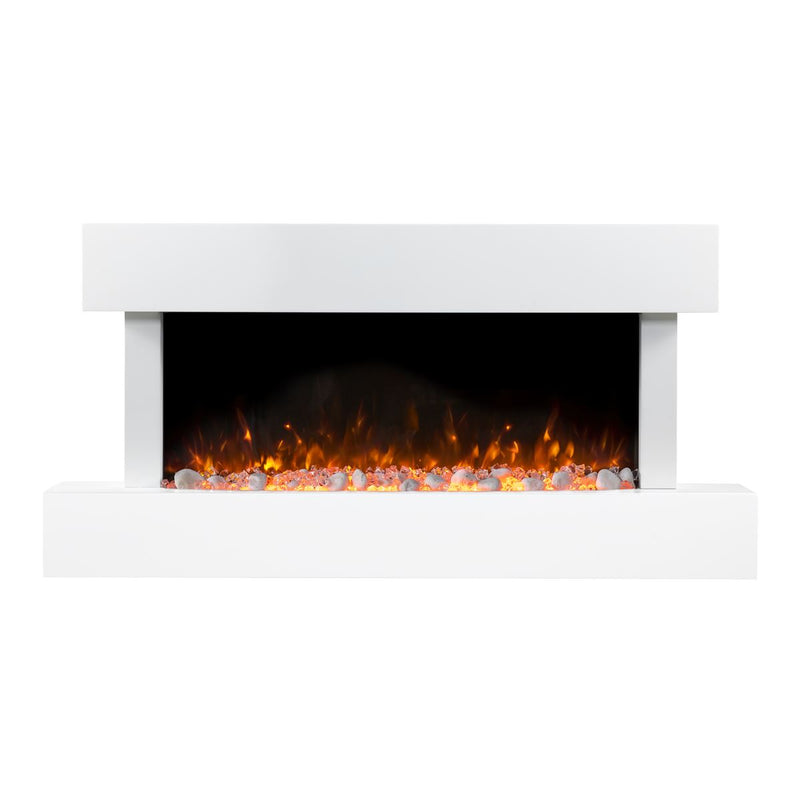 Baridi 46" Wall Mounting 1000W/2000W Electric Fireplace with LED Flame Effects Baridi  - Dynamic Drive
