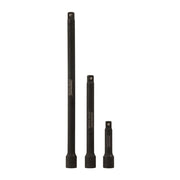 Silverline Impact Extension Bar Set 3/8" 3pce 75, 150 & 250mm Silverline - Dynamic Drive
