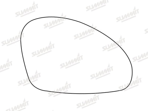 Summit Stick-On Standard Mirror Glass fits Seat Ibiza 02 on RHS Summit - Dynamic Drive