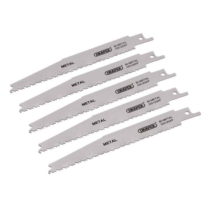 Draper Bi-metal Reciprocating Saw Blades for Metal Cutting, 150mm, 8-14tpi (Pack Draper - Dynamic Drive