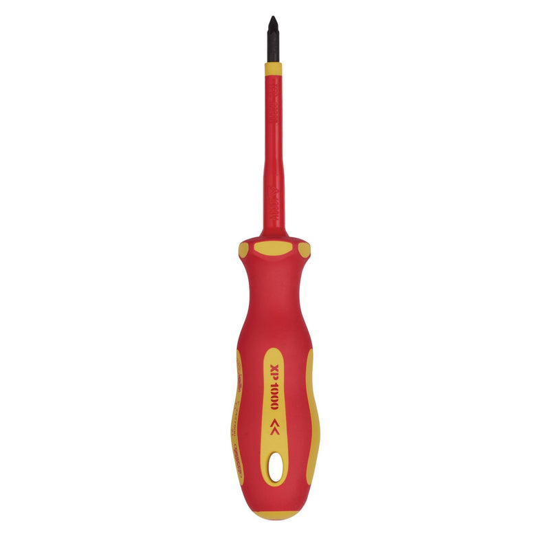 Draper XP1000 VDE PZ Type Screwdriver, No.1 x 80mm 64477 Draper - Dynamic Drive