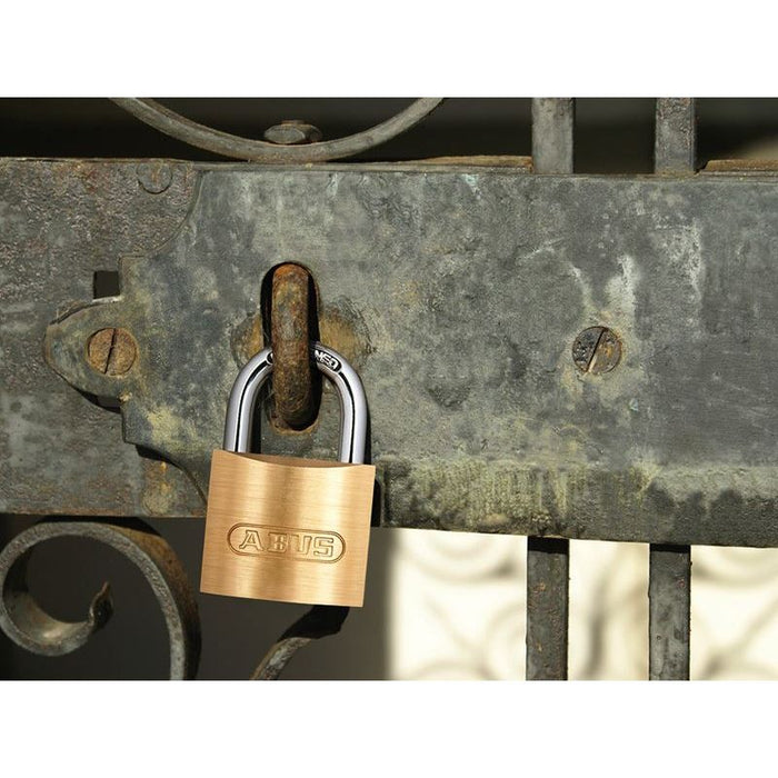 Abus Mechanical 55/30mm Brass Padlock Keyed Alike 5301 ABUS Mechanical - Dynamic Drive