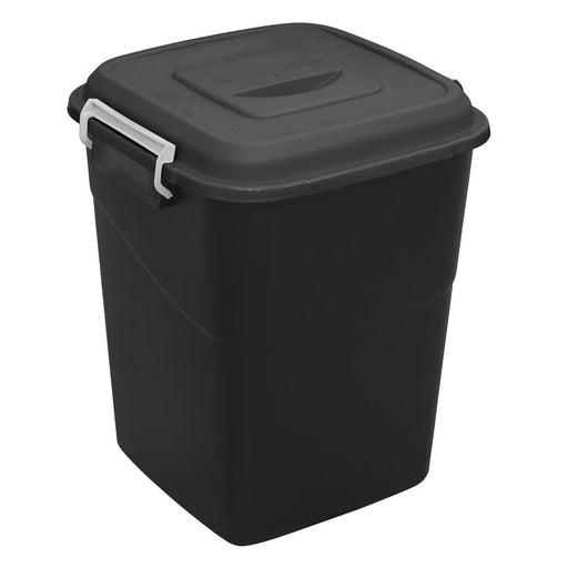 Sealey Refuse/Storage Bin 50L Black BM50 Sealey - Dynamic Drive