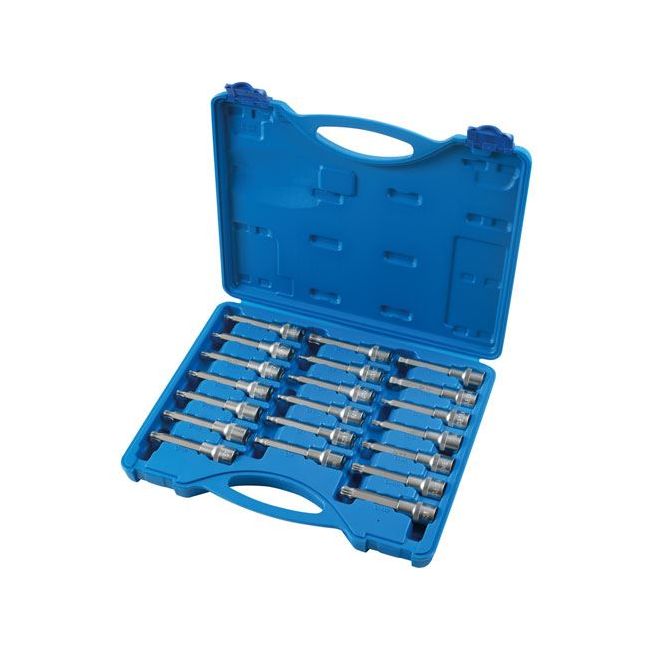 Laser Ball End Socket Bit Set 1/2"D 20pc 8048 Laser - Dynamic Drive