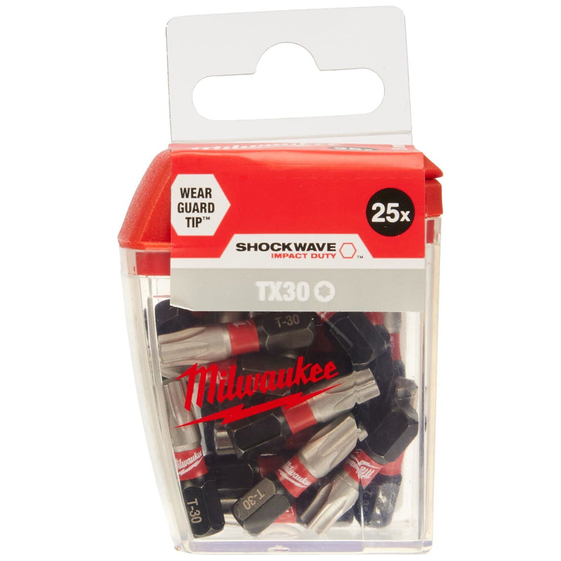 Milwaukee Shockwave Cdtx30 25mm-25Pc Moq Of 4932430886 Milwaukee - Dynamic Drive