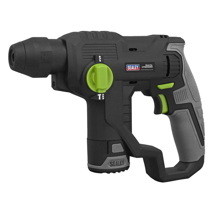 Sealey SV10.8 Series Cordless SDS Plus Rotary Hammer Drill 10.8V - Body Only Sealey - Dynamic Drive