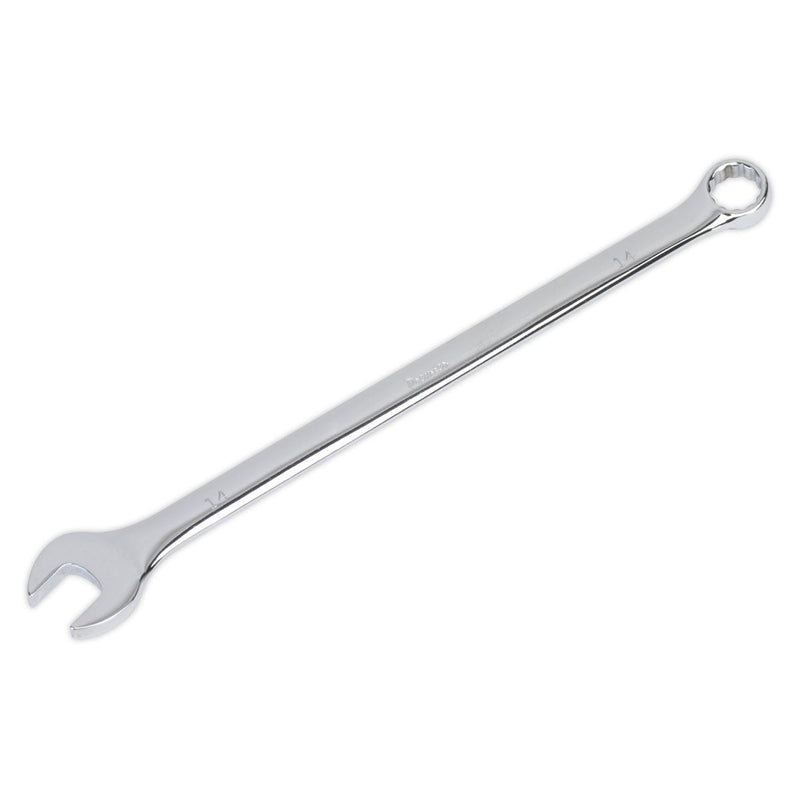 Sealey Combination Spanner Extra-Long 14mm AK631014 Sealey - Dynamic Drive