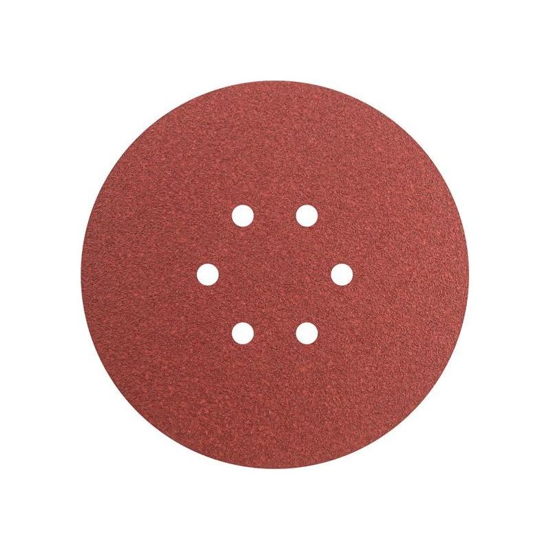 Faithfull Hook & Loop Sanding Disc DID2 Holed 150mm x 80G (Pack 5) Faithfull - Dynamic Drive