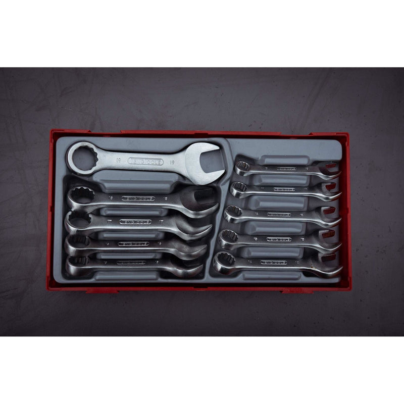 Teng Tools Stubby Combination Spanner Set TT1 10 Pieces Teng Tools - Dynamic Drive