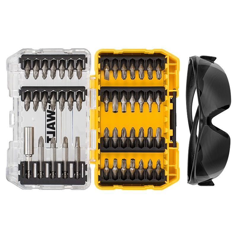 Dewalt Power Tools DT70703 Screwdriving Set, 47 Piece + Safety Glasses DeWALT Power Tools - Dynamic Drive