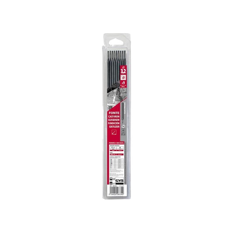 Gys Welding Cast Iron Electrodes 3.2mm (Pack 9) GYS WELDING - Dynamic Drive