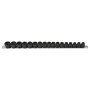 Laser Low Profile Impact Socket Set 1/2"D 17pc 6486 Laser - Dynamic Drive