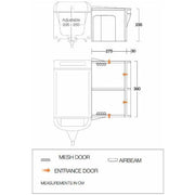 Vango Riviera Air 390 Elements TC Caravan Awning Vango - Dynamic Drive