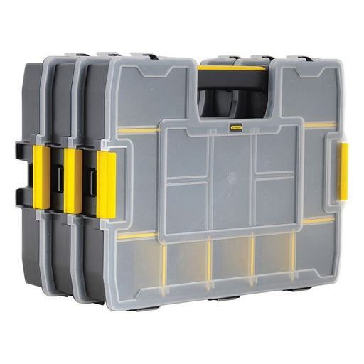 Stanley® Hand Tools SORTMASTER™ Junior Stackable Organiser Bonus Triple Pack STANLEY® Hand Tools - Dynamic Drive