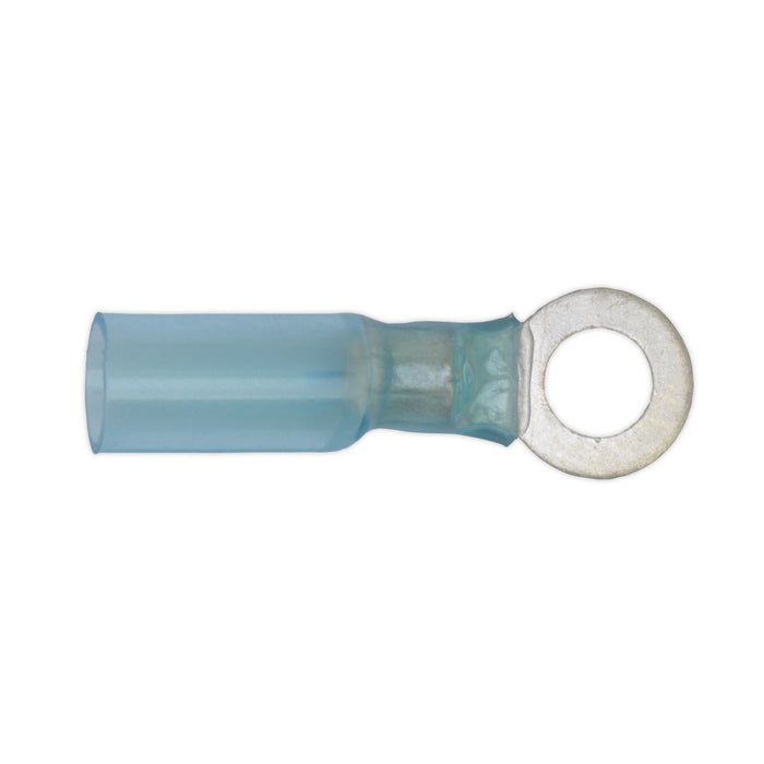 Sealey Heat Shrink Ring Terminal6.4mm Blue Pack of 25 BTSR2564 Sealey - Dynamic Drive