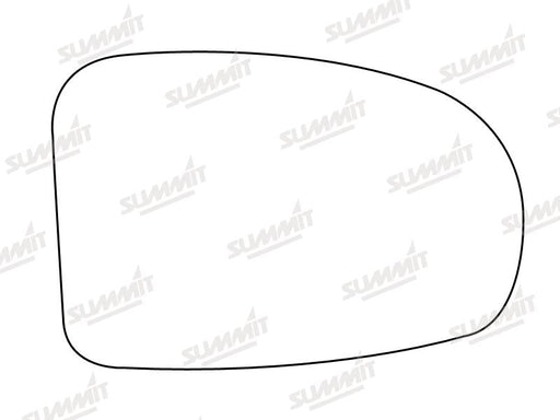 Summit Stick-On Aspheric Mirror Glass fits Toyota Avensis 08 on RHS Summit - Dynamic Drive