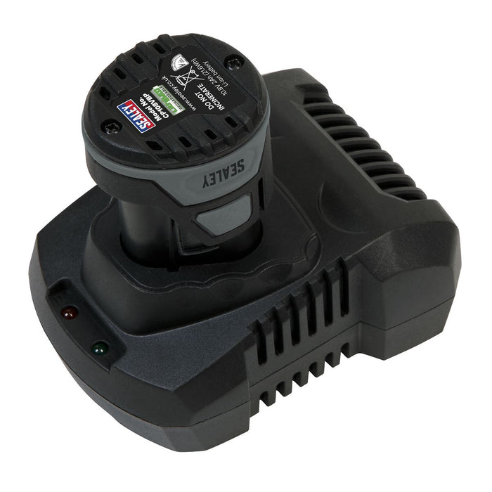 Sealey SV10.8 Series Cordless SDS Plus Rotary Hammer Drill Kit 10.8V 2Ah Sealey - Dynamic Drive