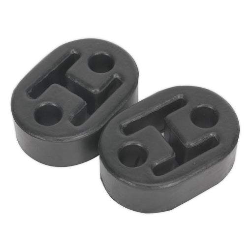 Sealey Exhaust Mounting Rubbers L60 x D41 x H20 (Pack of 2) EX02 Sealey - Dynamic Drive