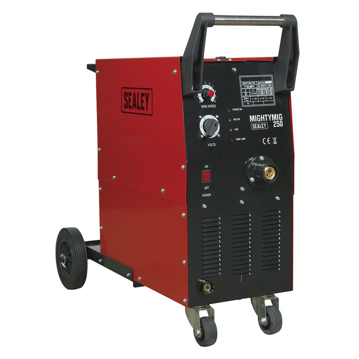 Sealey Professional Gas/No-Gas MIG Welder 250A with Euro Torch MIGHTYMIG250 Sealey - Dynamic Drive
