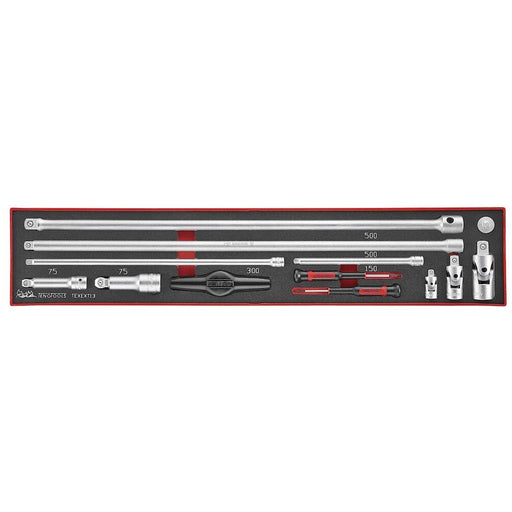 Teng Tools Extension Bars Set FOAMX4 13 Pieces Teng Tools - Dynamic Drive