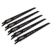 Sealey Reciprocating Saw Blade 150mm 6tpi Pack of 5 WRS3021/150 Sealey - Dynamic Drive