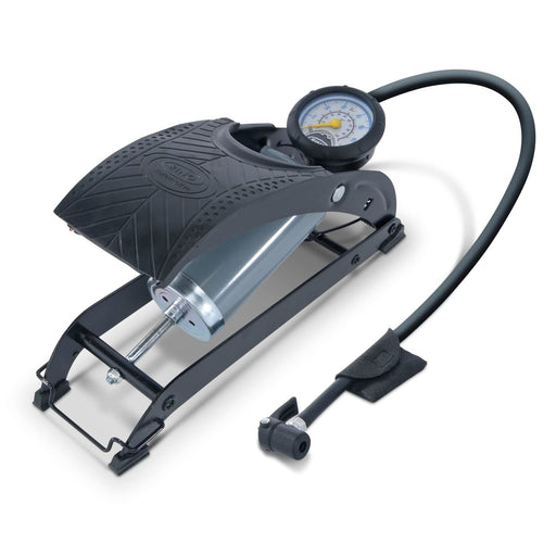 Ring RFP1 Single Barrel Footpump, with Footplate Clips and Adaptor Set Ring Automotive - Dynamic Drive