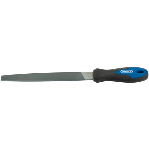 Draper Soft Grip Engineer's Flat File and Handle, 200mm 44952 Draper - Dynamic Drive