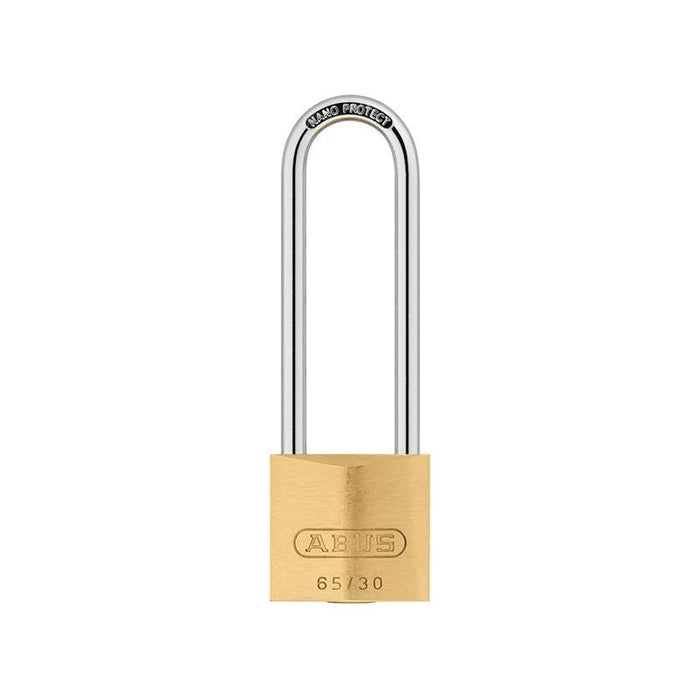 Abus Mechanical 65/30mm Brass Padlock 60mm Long Shackle Keyed Alike 6304 ABUS Mechanical - Dynamic Drive
