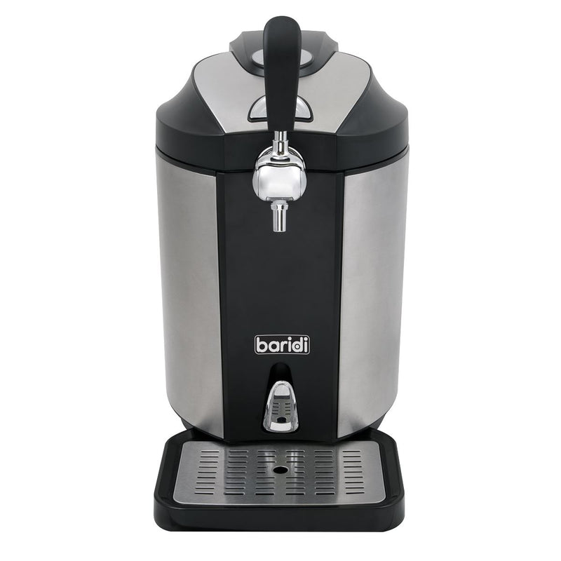 Baridi 5L Mini Keg Draft Beer Dispenser Tap 4C Integrated Cooling Baridi  - Dynamic Drive