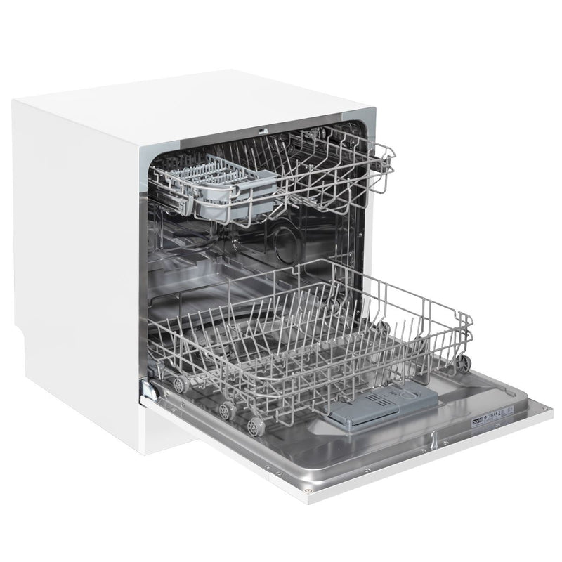 Baridi Tabletop Dishwasher 8 Place Settings 8L Capacity - White DH86 Baridi - Dynamic Drive
